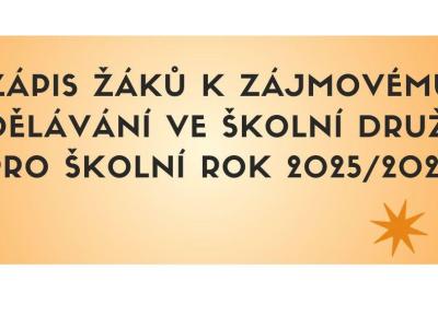 Zápis do ŠD 2025