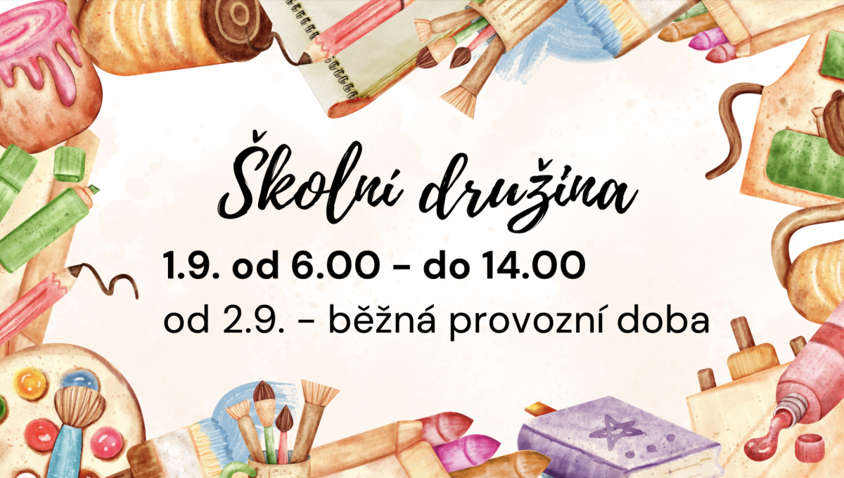 Provoz ŠD 1.9.2025