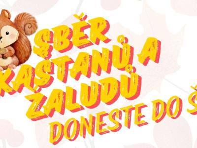 Sběr kaštanů a žaludů