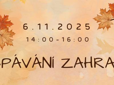 USPÁVÁNÍ ZAHRADY