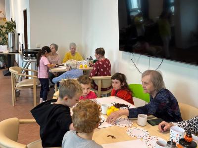 PŘEDŠKOLÁCI NA NÁVŠTĚVĚ V ALZHEIMER HOME