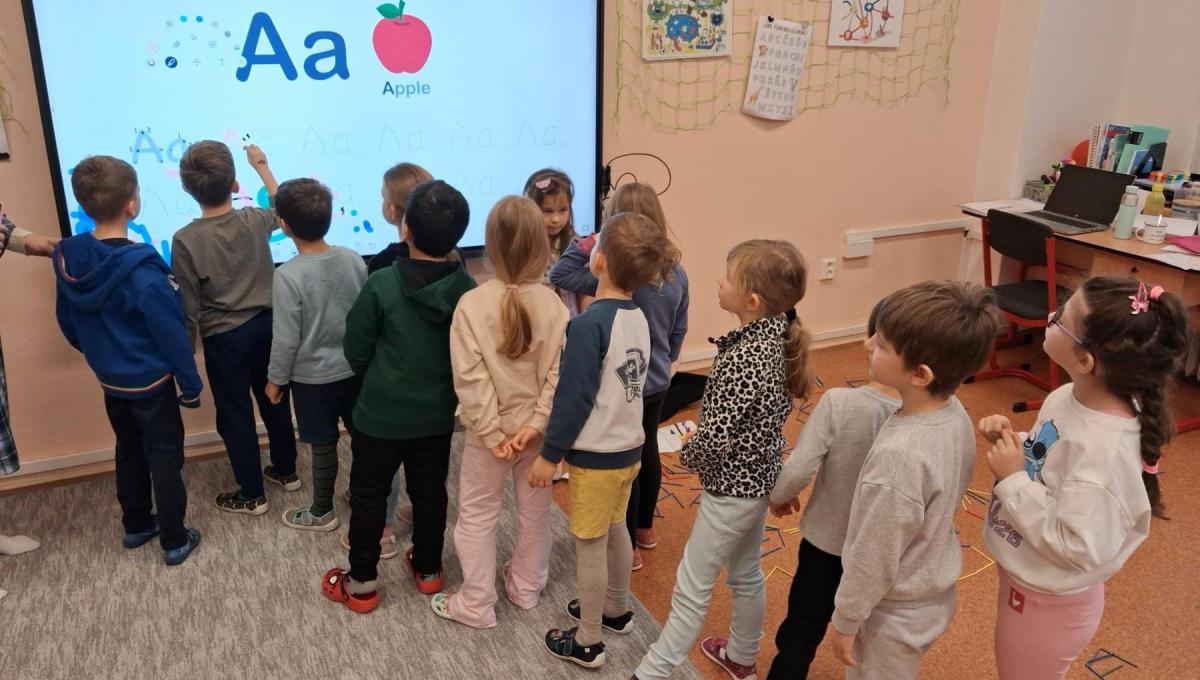 Návštěva předškoláků v 1.třídě - Svět vzdělání