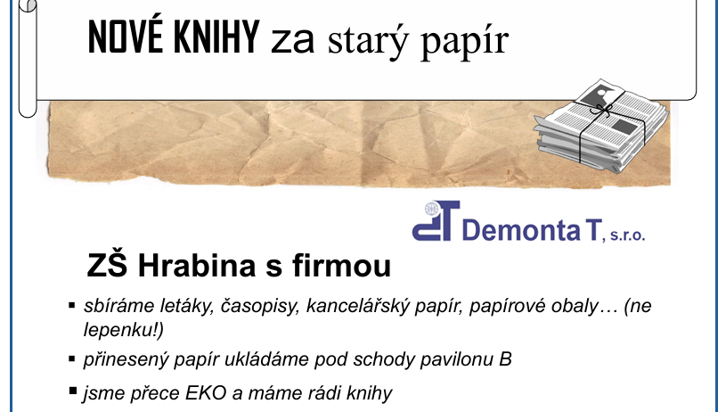 Knihy za starý papír – na Slezské budujeme knihovnu